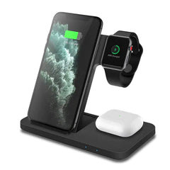 3-in-1 Wireless Fast Charger Dock Station for IPhones & Accessories